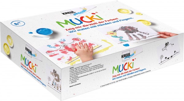 Mucki Set ”Wir malen mit Händen