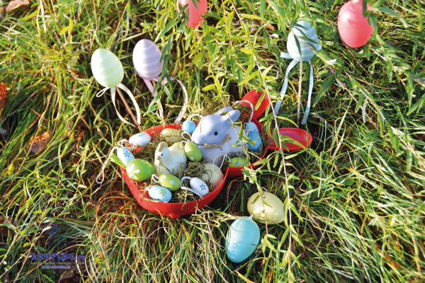 Osternest/Sandform Hase 6er Set