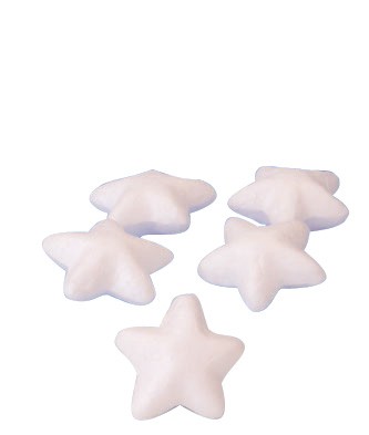 Styroporsterne 30mm, 12 Stück