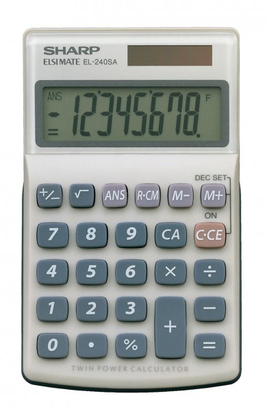Taschenrechner Sharp EL 240 SA