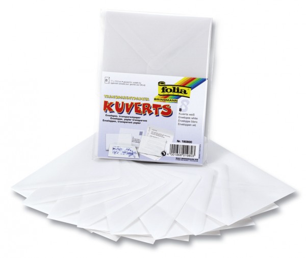 Transparentpapier Kuverts