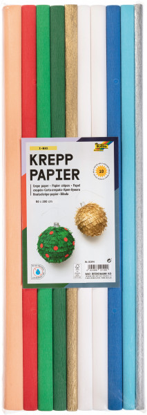 Krepppapier-Rollen X-Mas  50x200 cm