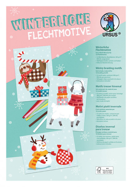 Winterliche Flechtmotive 12 Motive