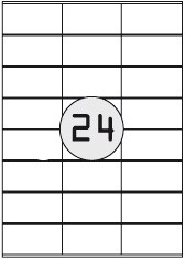 Universal-Etiketten 70x36mm,