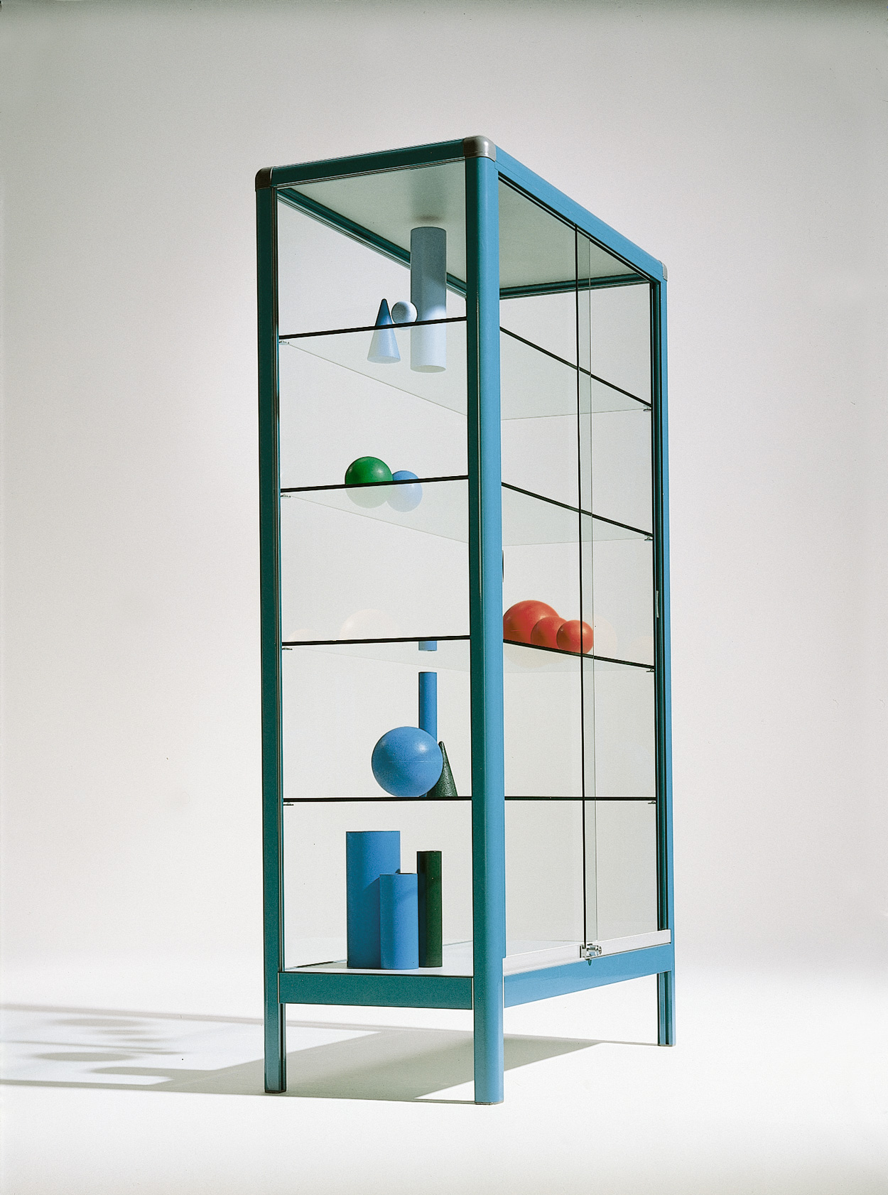 Glasvitrine 120cm breit ganz Sicherheitsglas