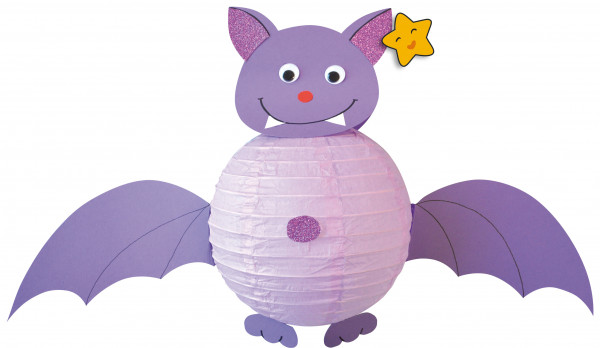 Laternen-Bastelset Fledi Fledermaus