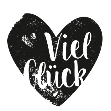 Stempel ”Viel Glück”