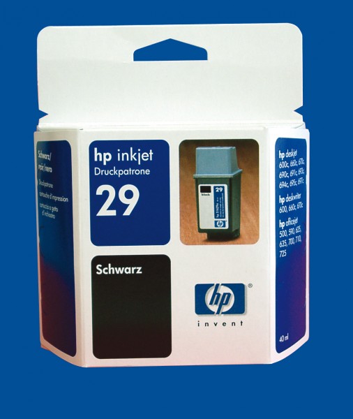 HP Tintenpatrone 51629AE schwarz