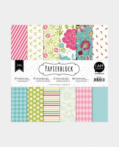 Papierblock II  30,5x30,5 cm