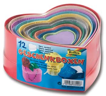Geschenkboxen Herz,