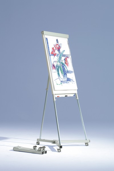 Flipchart Stahl weiß