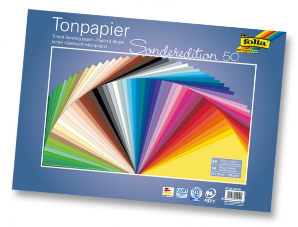 Tonpapier 35x50 cm, 130g/m²