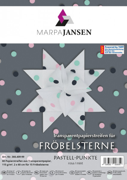 Papierstreifen für Fröbelsterne