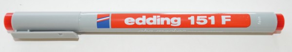 Edding OHP Marker rot, non-perman.
