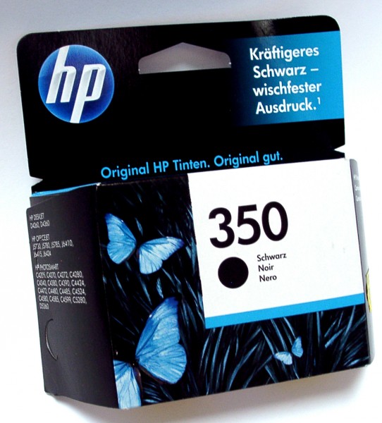 HP Tintenpatrone CB335EE schwarz