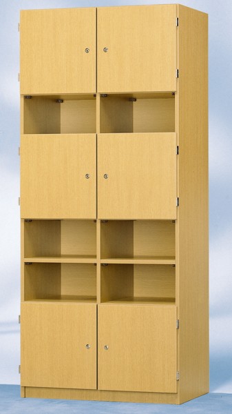 Schließfachschrank 6 offene und 6