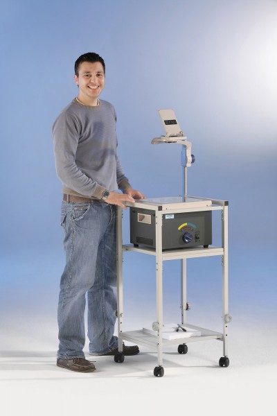 Projektorwagen MetaCart lichtgrau