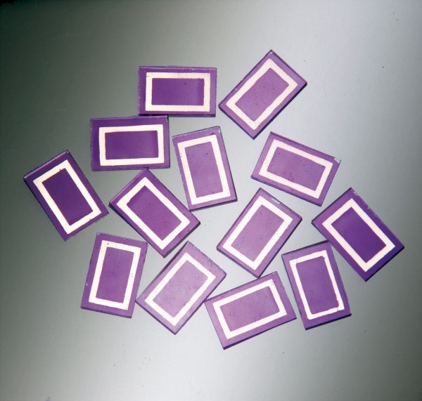 Matrix-Mosaik Rechteck lila