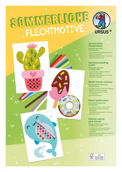 Sommerliche Flechtmotive 12 Motive
