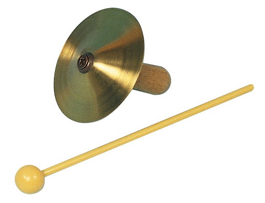 Cymbel 67 mm mit Schläger