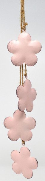 Blütenkette Rosa (4 Blüten)
