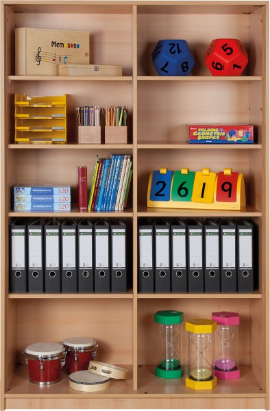 Regal ohne Boxen, 8 Einlegeböden