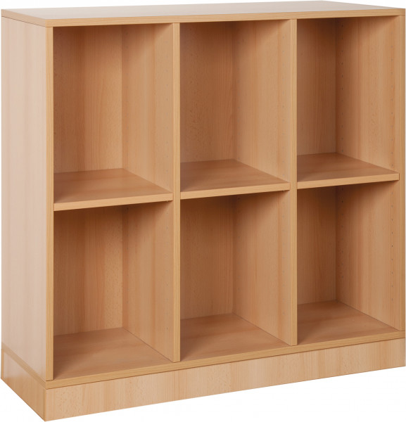 Ranzenregal 6 Fächer, Sockel