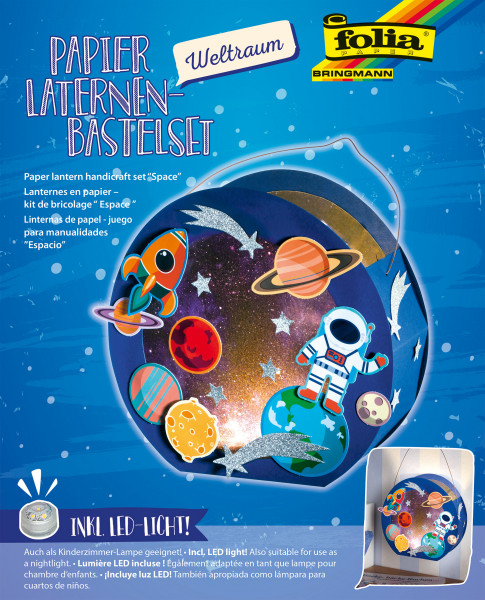 Laternen-Bastelset ”Weltraum”