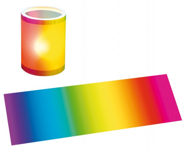 Regenbogen-Transparentpapier-