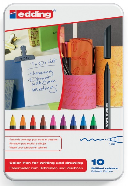 Edding-Stifte 1200 sortiert