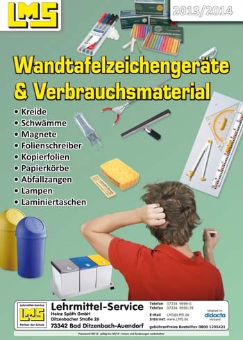 Prospekt Wandtafelzeichengeräte &