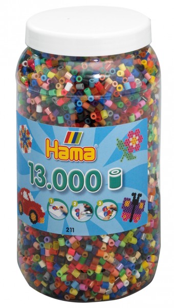 Hama Bügelperlen Midi 13.000 Stück