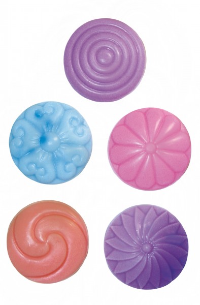 Seifengießform ”Runddekore” 5-fach