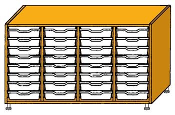 Schrank mit 32 Schüben