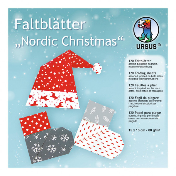 Faltblätter ”Nordic Christmas”