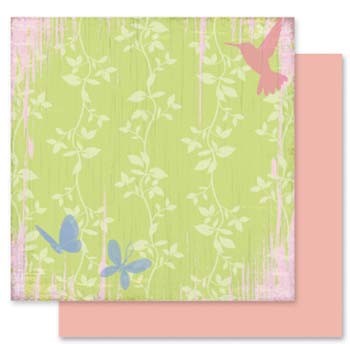 Designpapier Blumen 3 190g/m²