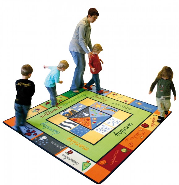 Spielteppich Jahreszeiten 200x200cm