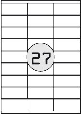 Universal-Etiketten 70x32mm,