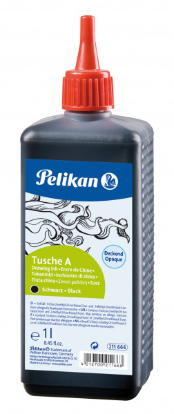 Pelikan-Tusche schwarz 1 Liter