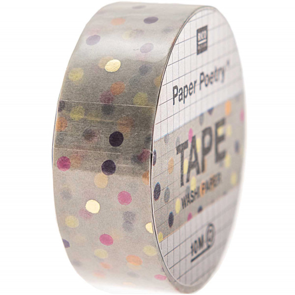 Washi Tape ”Punkte blau” 10m