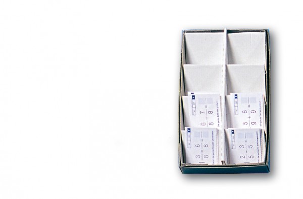 Aufbewahrungsschachtel aus Graukarton, mit 8 Fächern | LMS Lehrmittel