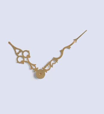 Zeiger ”Antik” gold, eloxiert