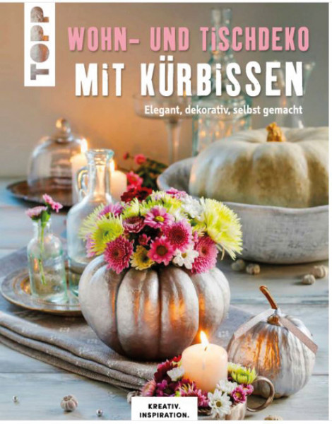 Wohn-und Tischdeko mit Kürbissen