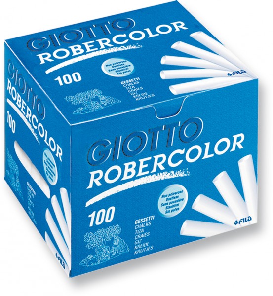Robercolor-Kreide weiß 100 Stk.