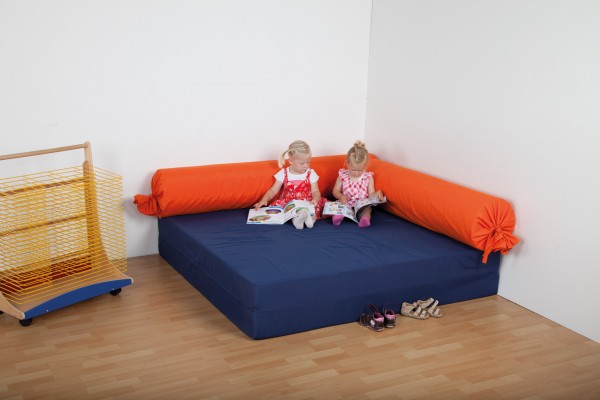 Kuschelecke Quadrat mit 2 Rollen