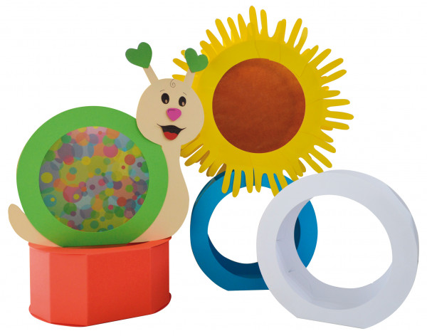 Laternenrohlinge, 5 Stück, weiß