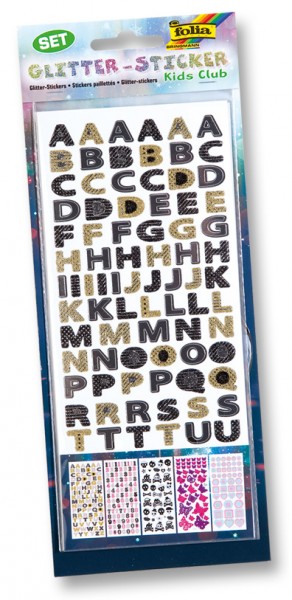 Glitter-Sticker Set ”Kids Club”