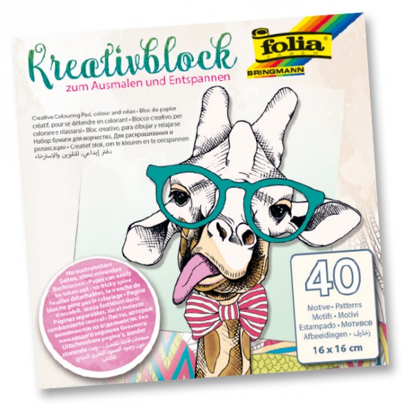 Kreativblock zum Ausmalen