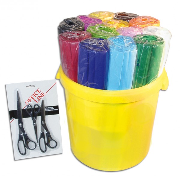 Krepppapier-Groß-Sortiment 130 Rl.+